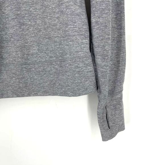 Lululemon Just Breathe Long Sleeve Top Heather Slate Gray Size 4 - Picture 8 of 9
